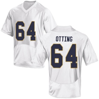 Joe Otting Game White Men's Notre Dame Fighting Irish Football Jersey