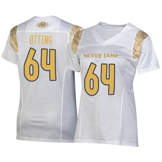 Joe Otting Replica White Women's Notre Dame Fighting Irish 2022 Shamrock Series Jersey